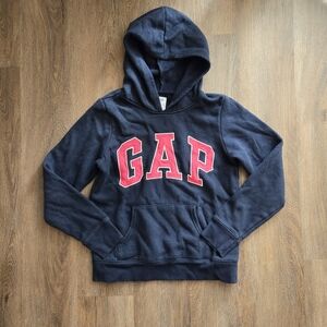 VGUC Girls Gap Varsity Pink & Navy Hoodie, Size XL
